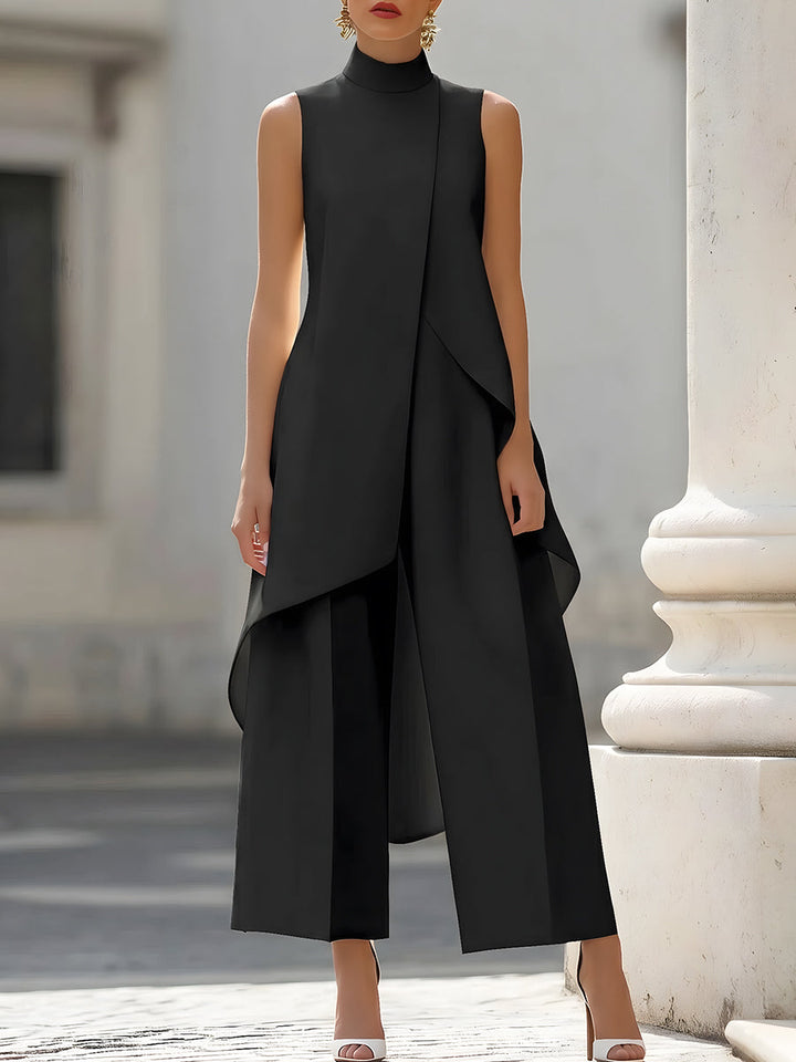 Vivienne | Elegant Drape Jumpsuit