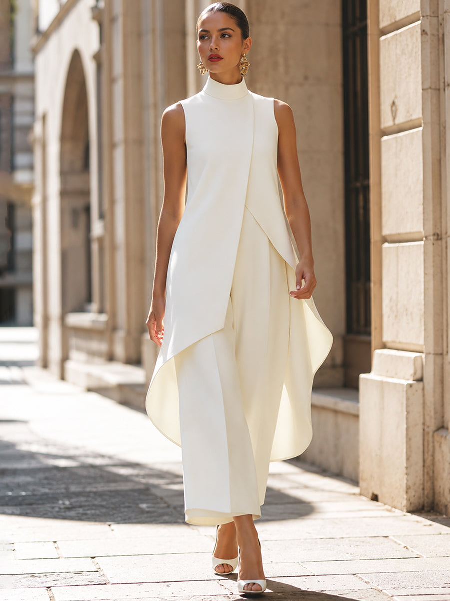 Vivienne | Elegant Drape Jumpsuit