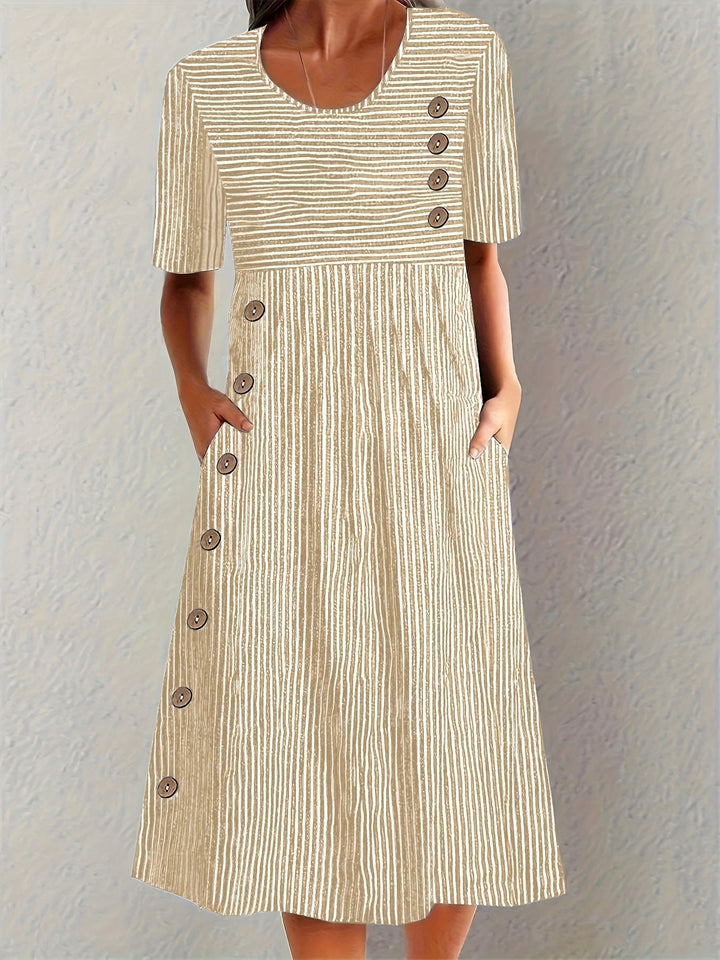 Charlotte | Timeless Striped Summer Dress