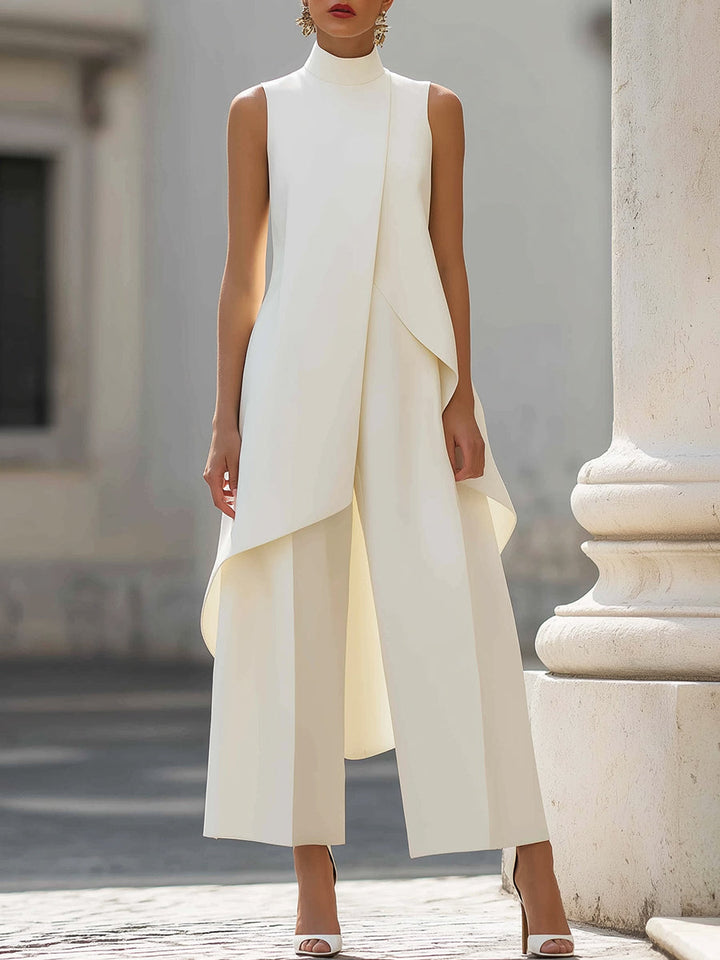 Vivienne | Elegant Drape Jumpsuit