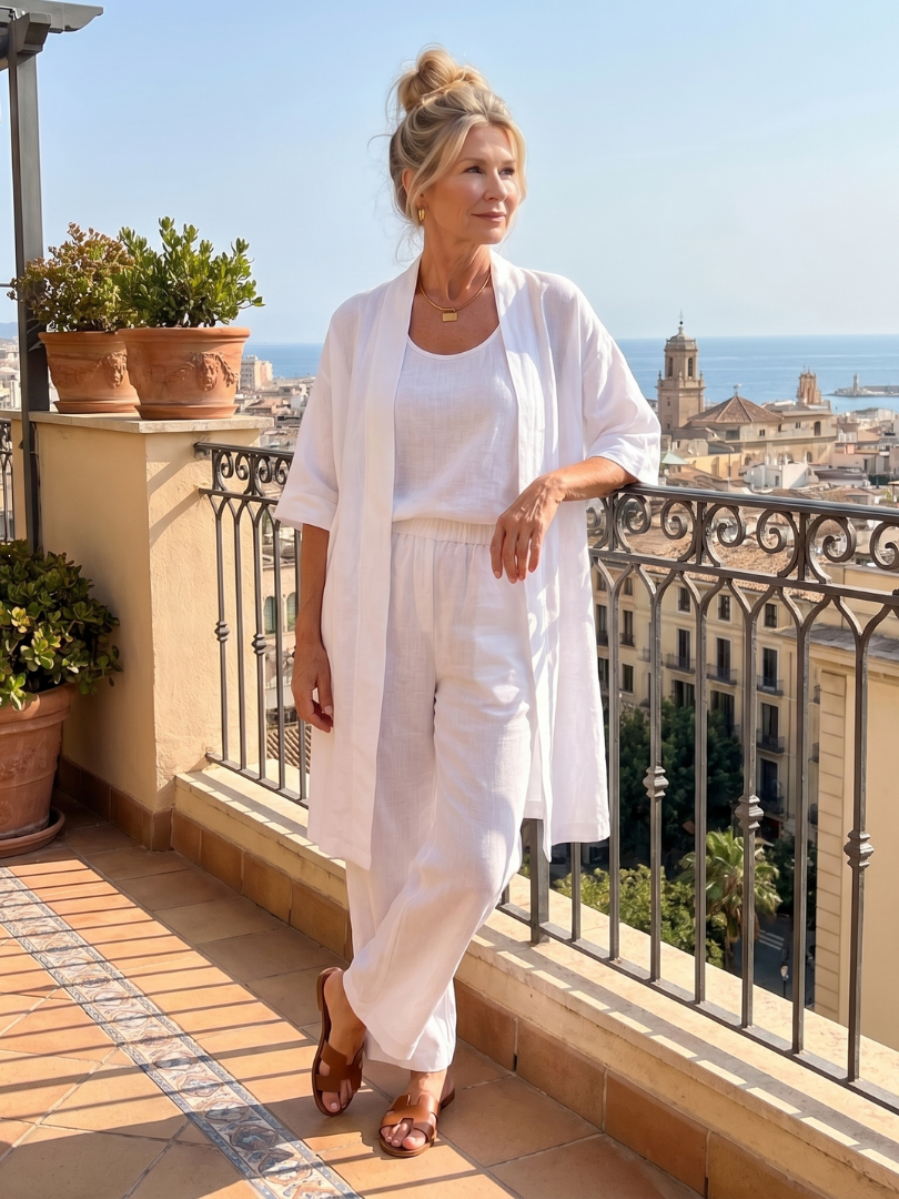 Naomi | Three-Piece Relaxed Top & Trouser Set