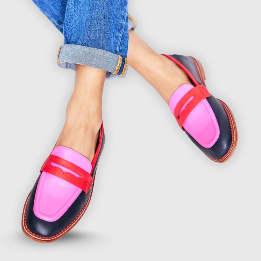 Janet | Two-Tone Loafers