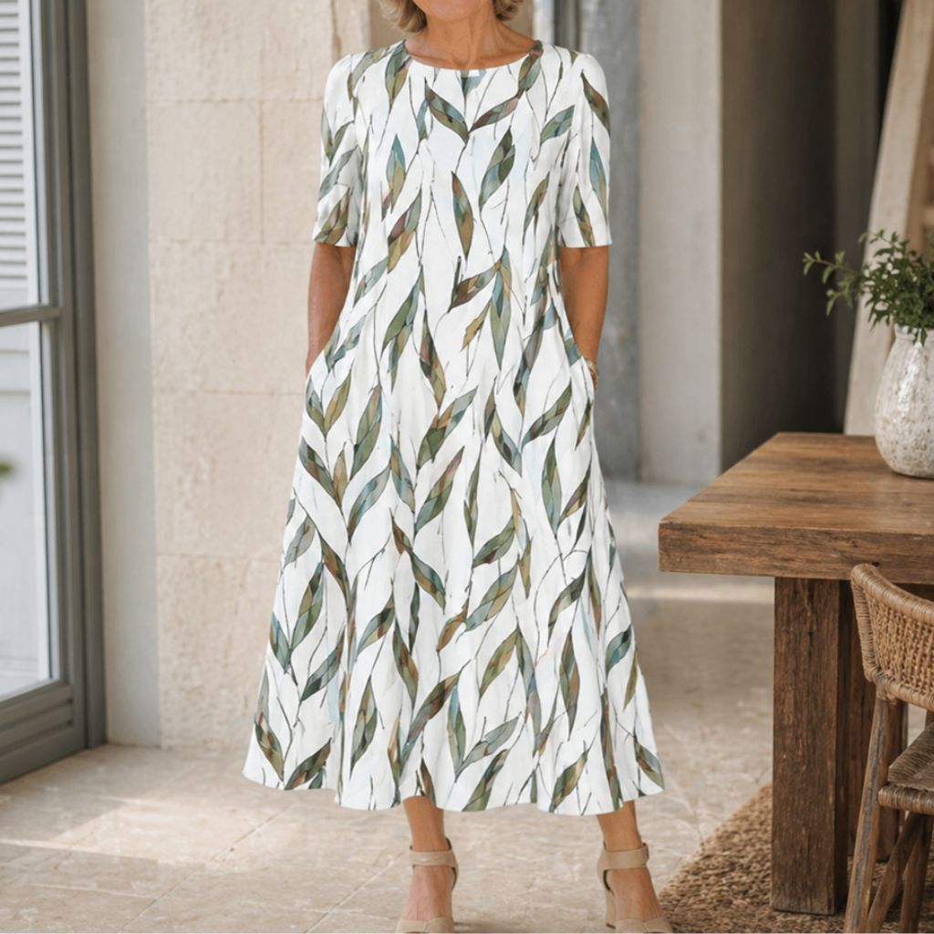 Debbie | Effortless Floral Midi Dress