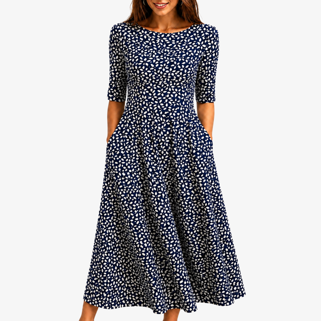 Amanda | Meadow Floral Midi Dress