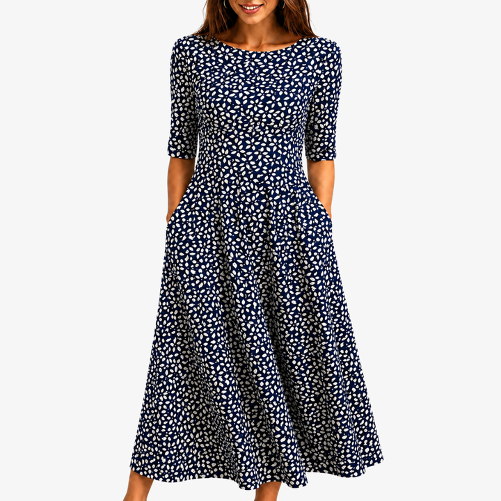 Amanda | Meadow Floral Midi Dress