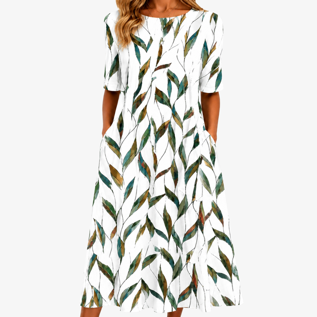 Amanda | Meadow Floral Midi Dress