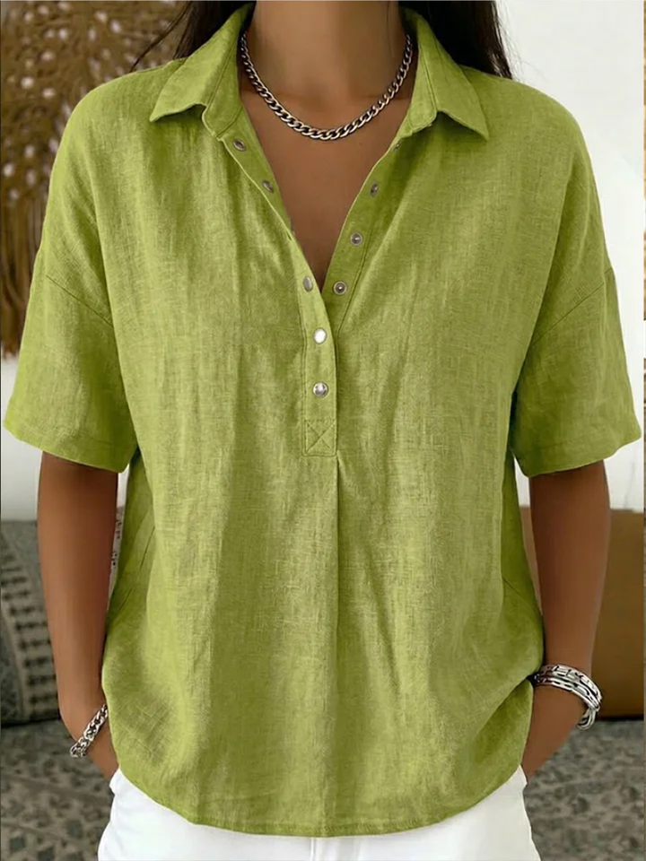 Zoe | Casual Button-Up Collar Shirt