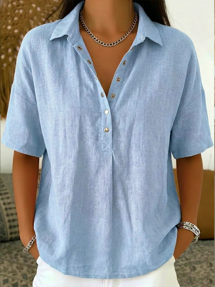 Zoe | Casual Button-Up Collar Shirt