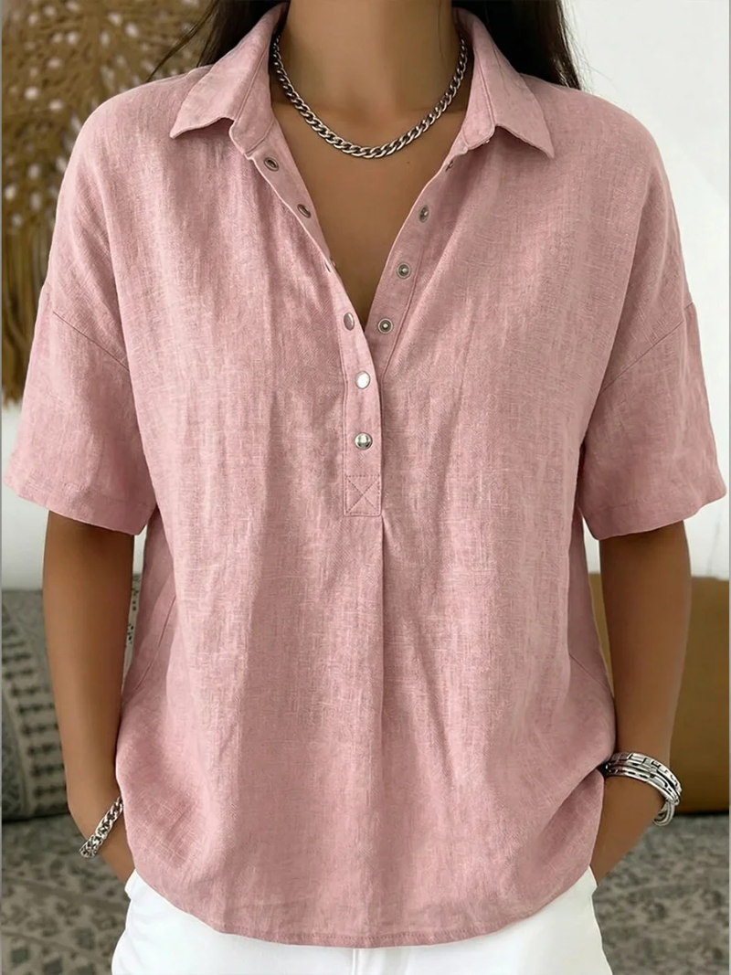 Zoe | Casual Button-Up Collar Shirt
