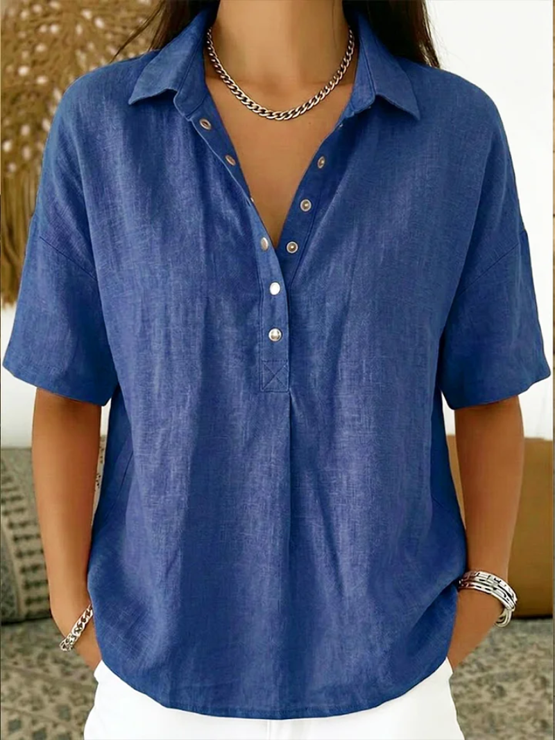 Zoe | Casual Button-Up Collar Shirt