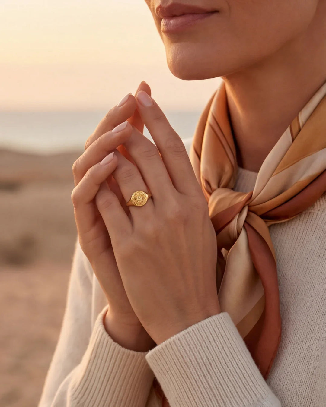 Nina | Celestial Sun Ring