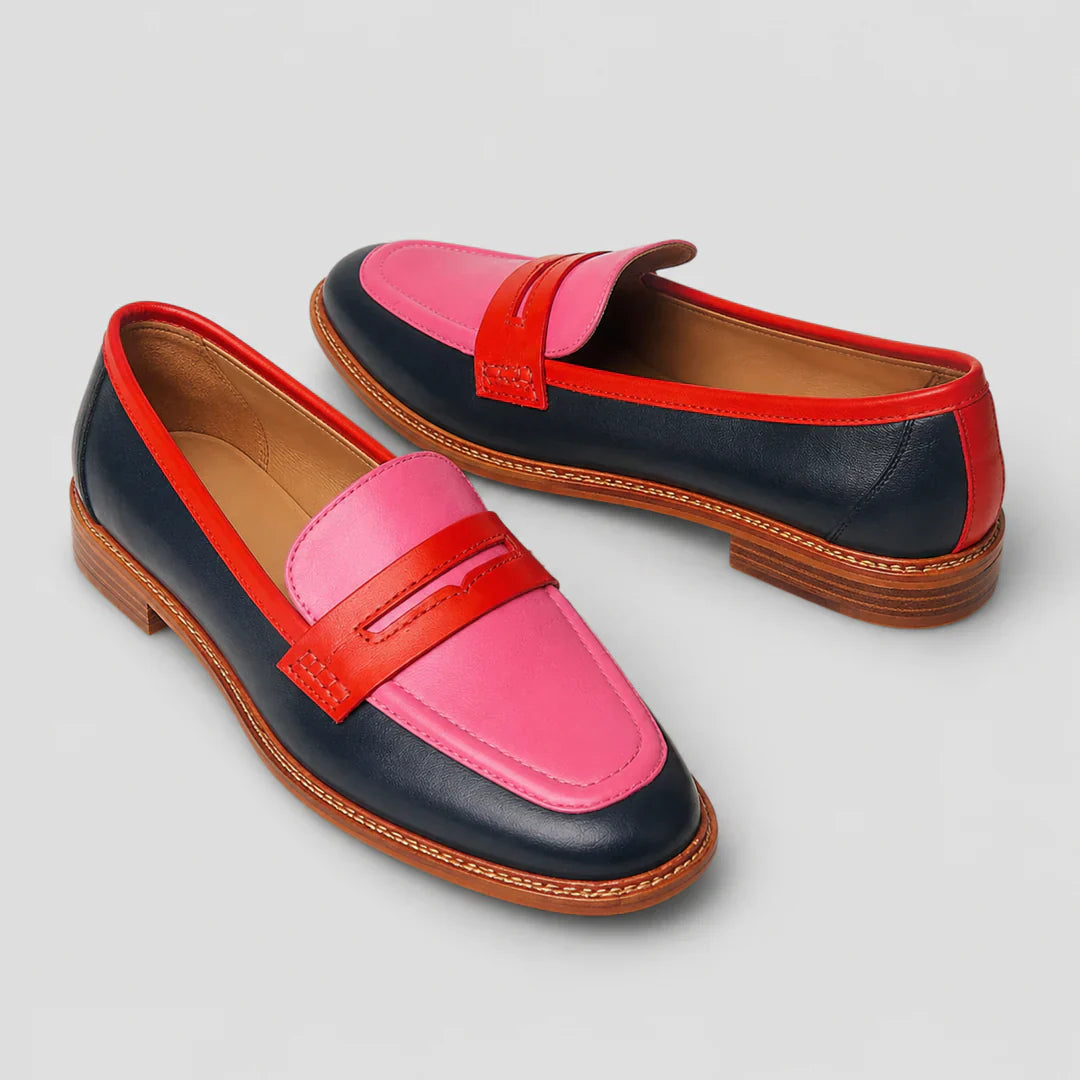 Janet | Two-Tone Loafers