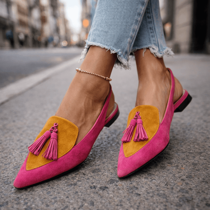 Penelope | Strappy Tassel Sandals