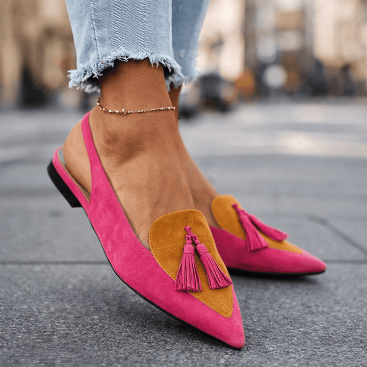 Penelope | Strappy Tassel Sandals