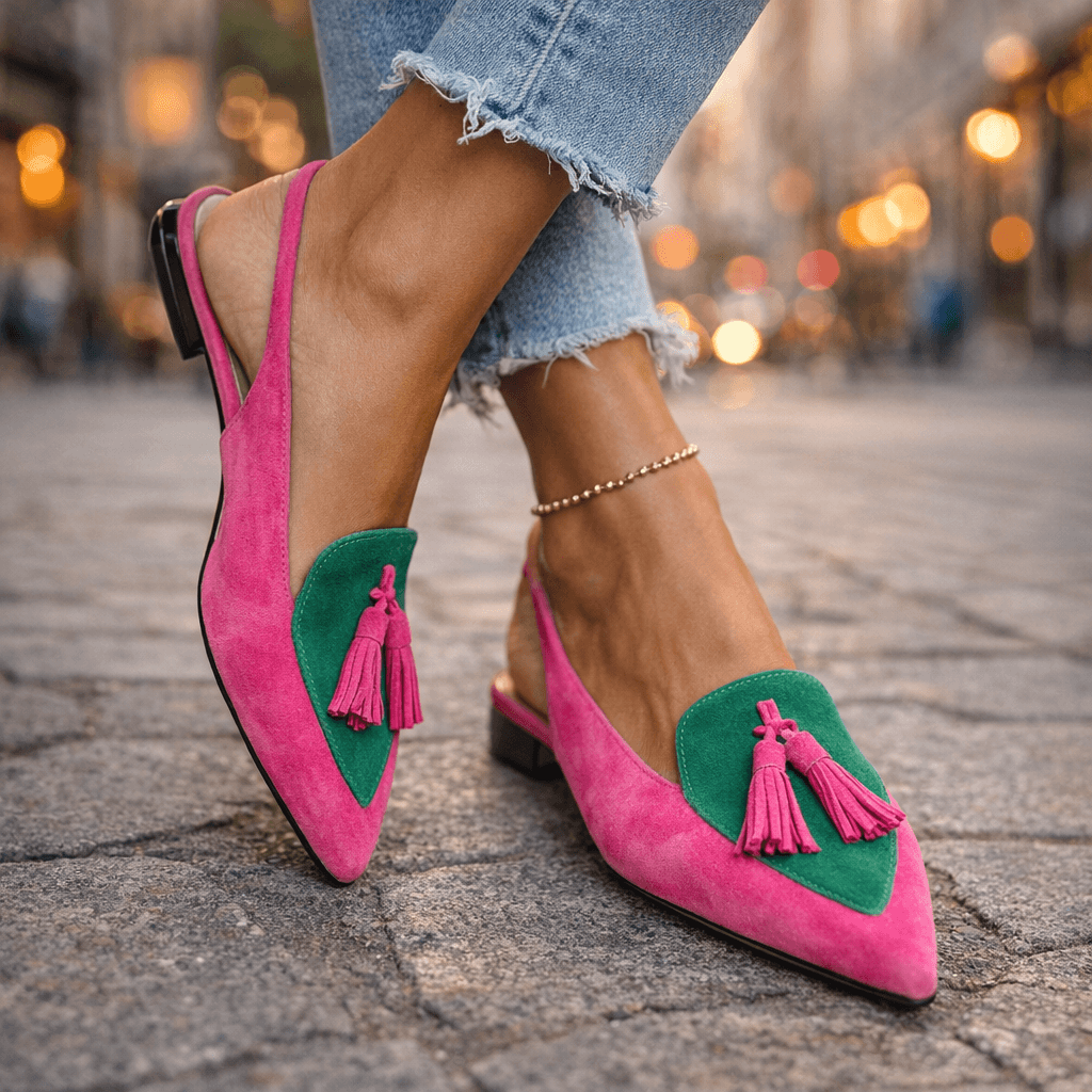 Penelope | Strappy Tassel Sandals