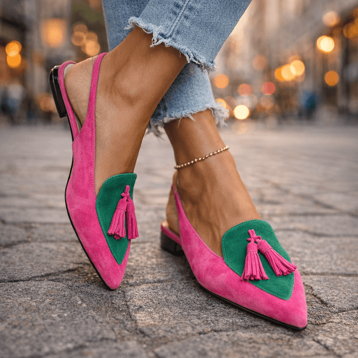 Penelope | Strappy Tassel Sandals