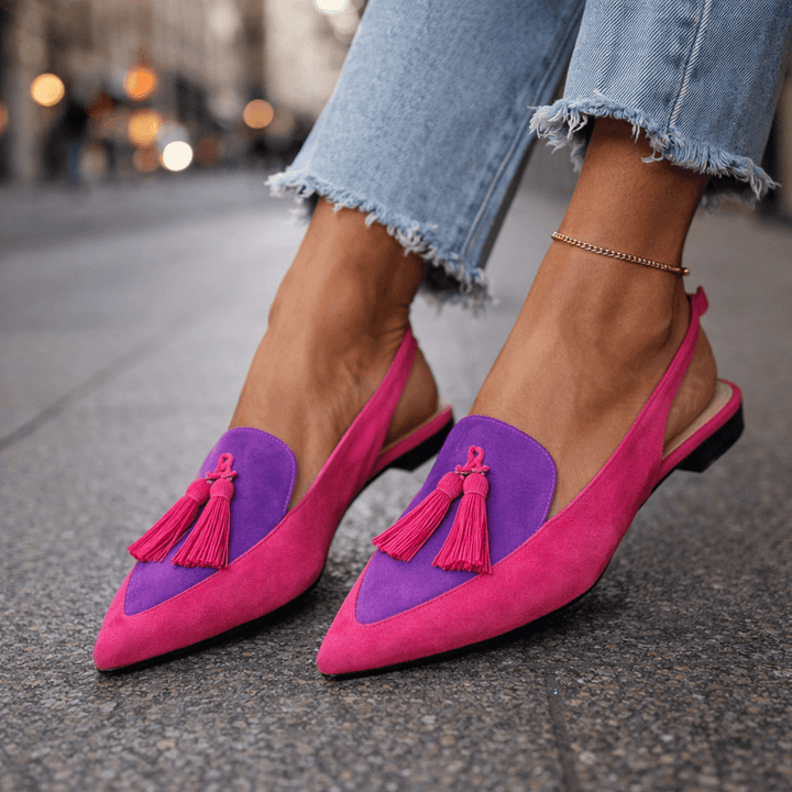 Penelope | Strappy Tassel Sandals