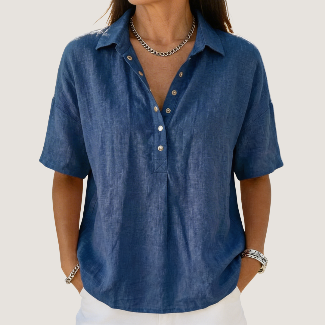 Zoe | Casual Button-Up Collar Shirt