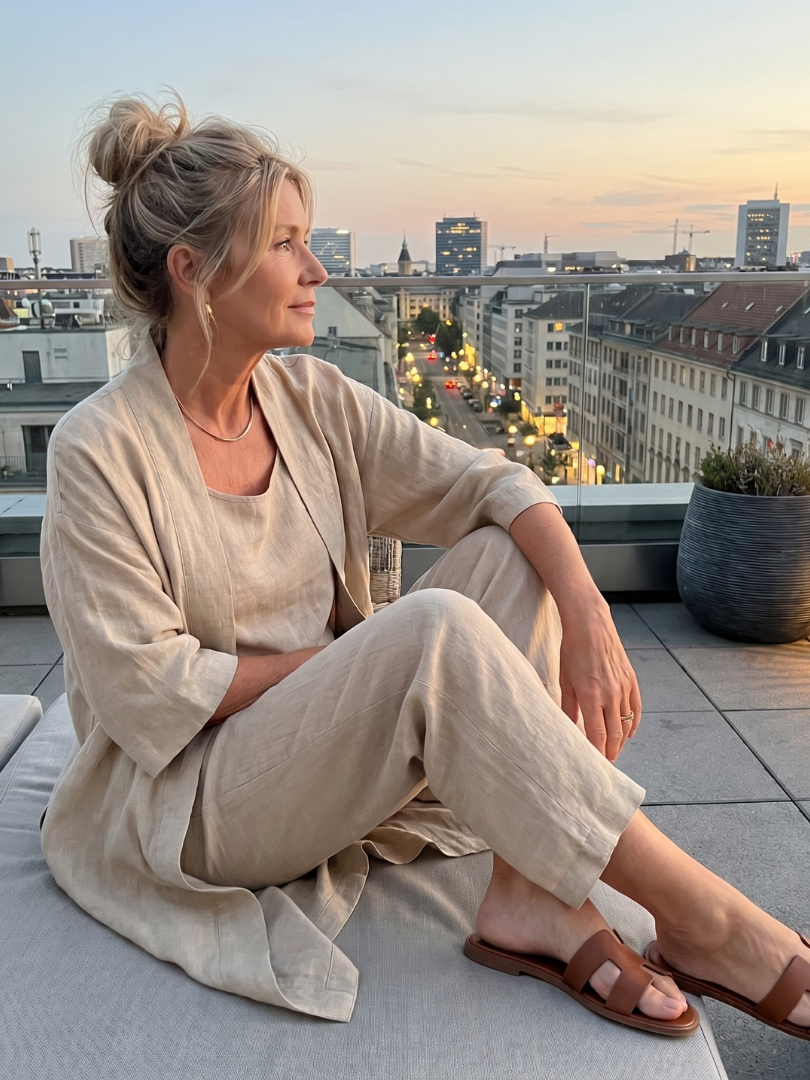 Naomi | Three-Piece Relaxed Top & Trouser Set