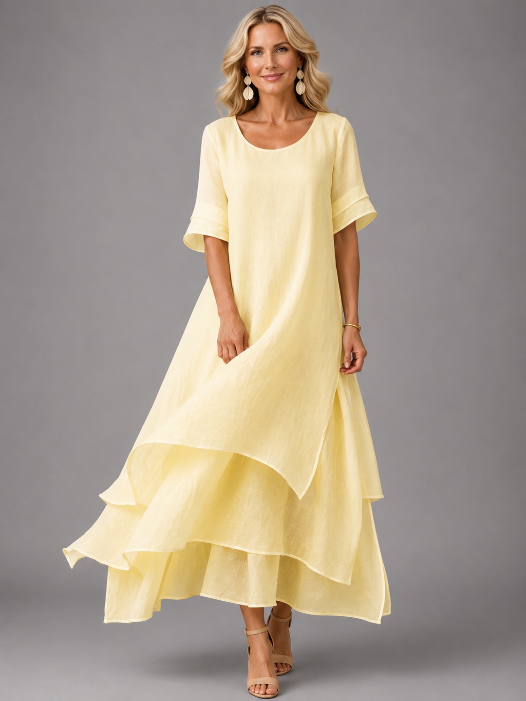 Brenda | Flowing Grace Maxi Dress
