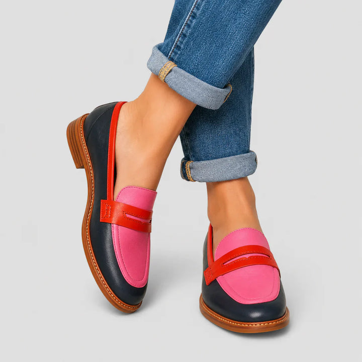 Janet | Two-Tone Loafers