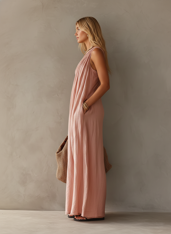 Eliza | Strappy Chiffon Maxi Dress