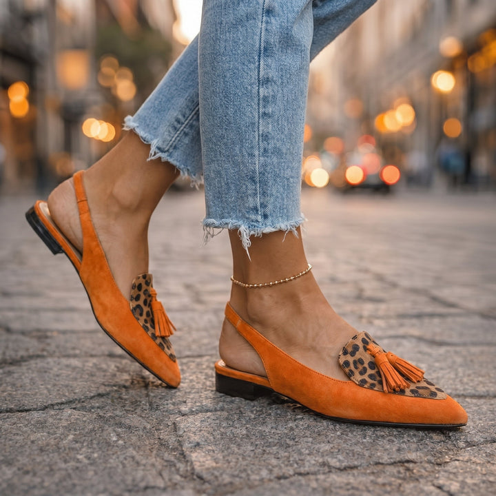 Penelope | Strappy Tassel Sandals
