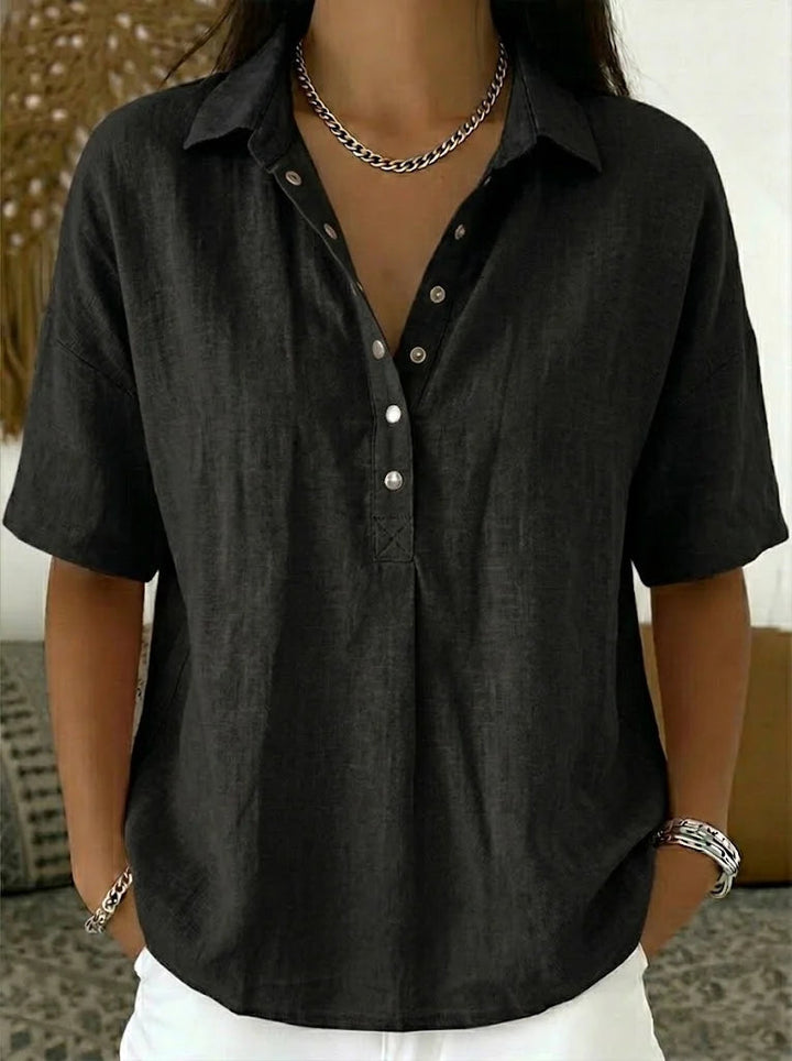 Zoe | Casual Button-Up Collar Shirt