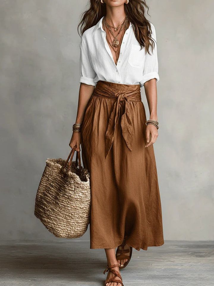 Beverley | Top & Midi Skirt Set
