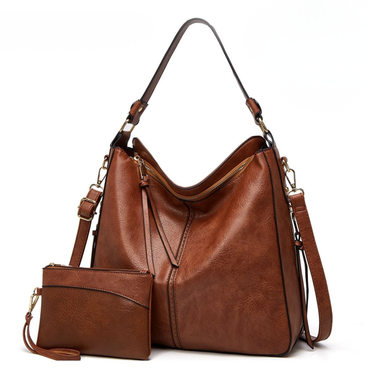 Annette | Leather Anti-Theft Hobo Bag