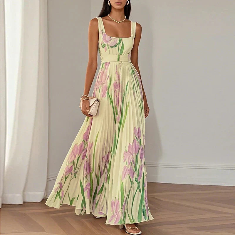 Tracey | Floral A-Line Maxi Dress