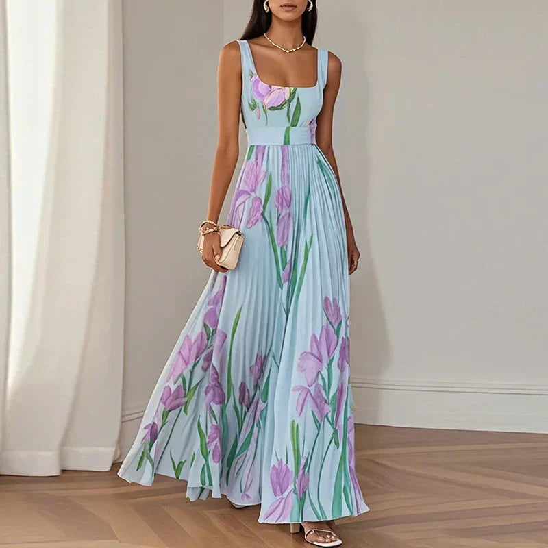 Tracey | Floral A-Line Maxi Dress