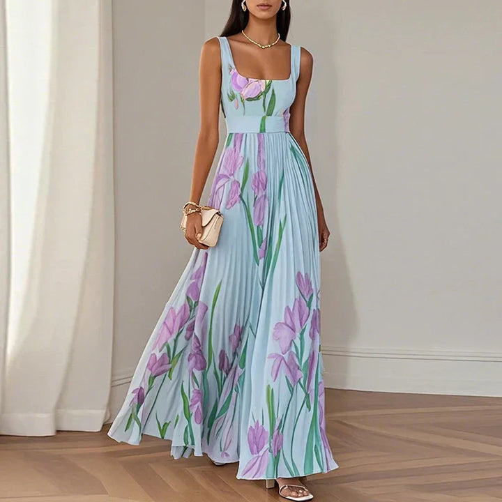 Tracey | Floral A-Line Maxi Dress