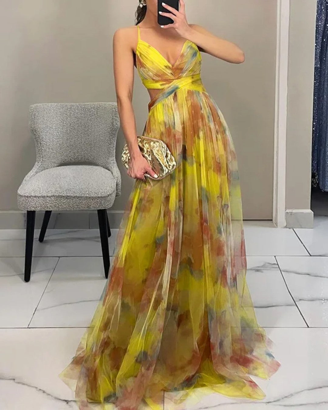 Julia | Enchanting Floral Maxi Dress