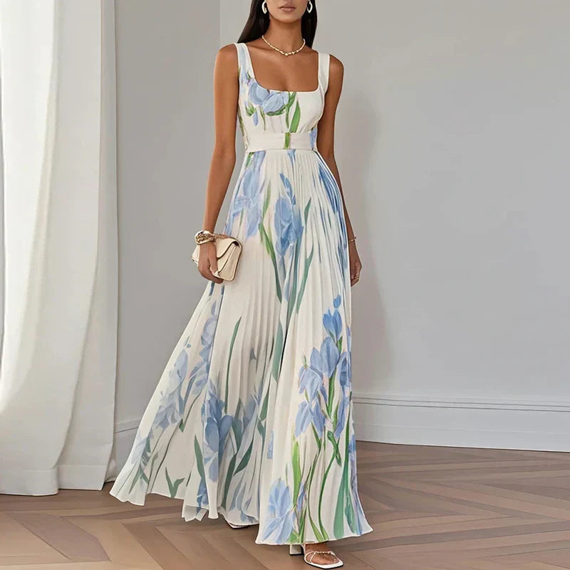 Tracey | Floral A-Line Maxi Dress