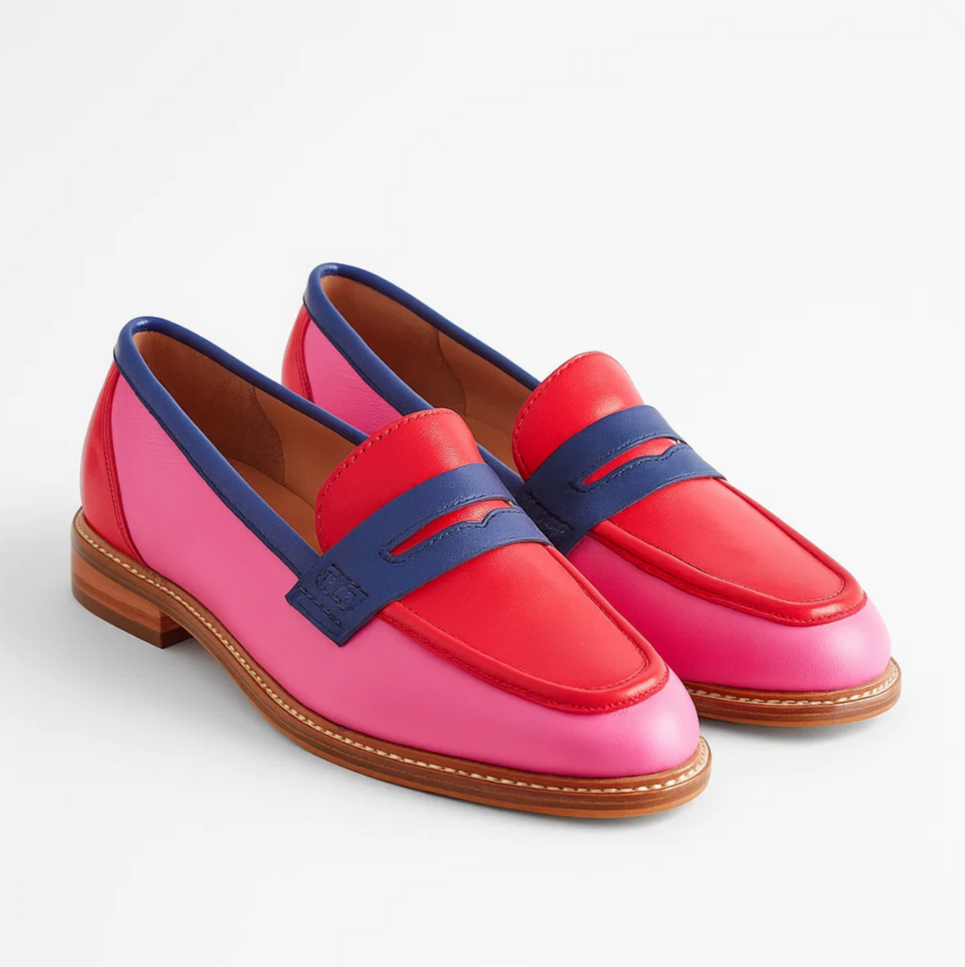 Janet | Two-Tone Loafers