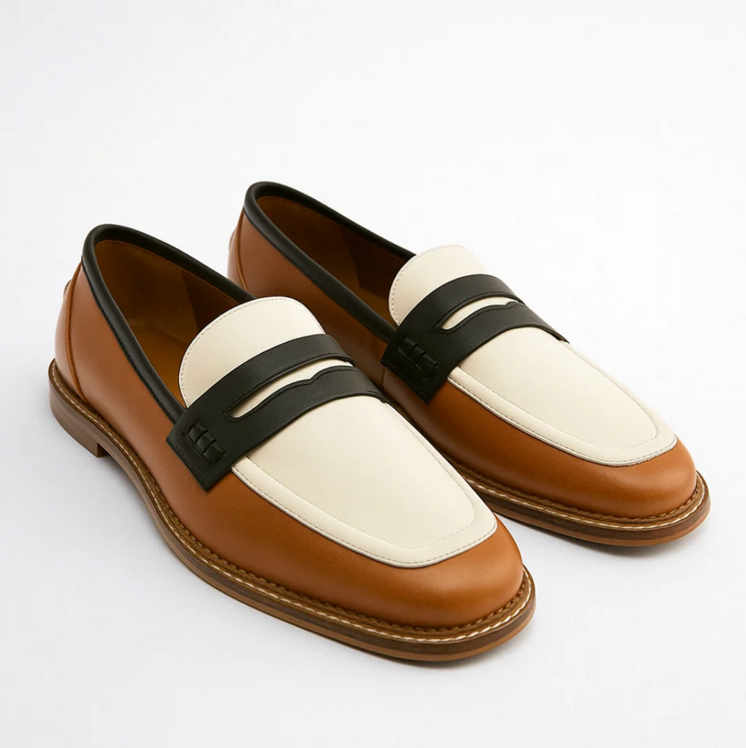 Janet | Two-Tone Loafers