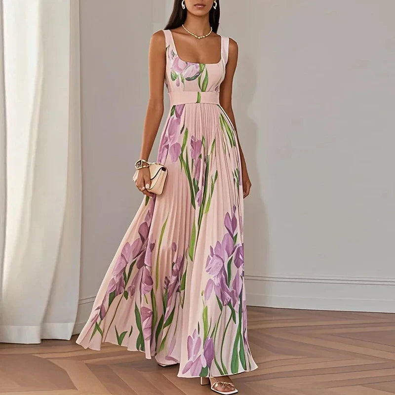 Tracey | Floral A-Line Maxi Dress