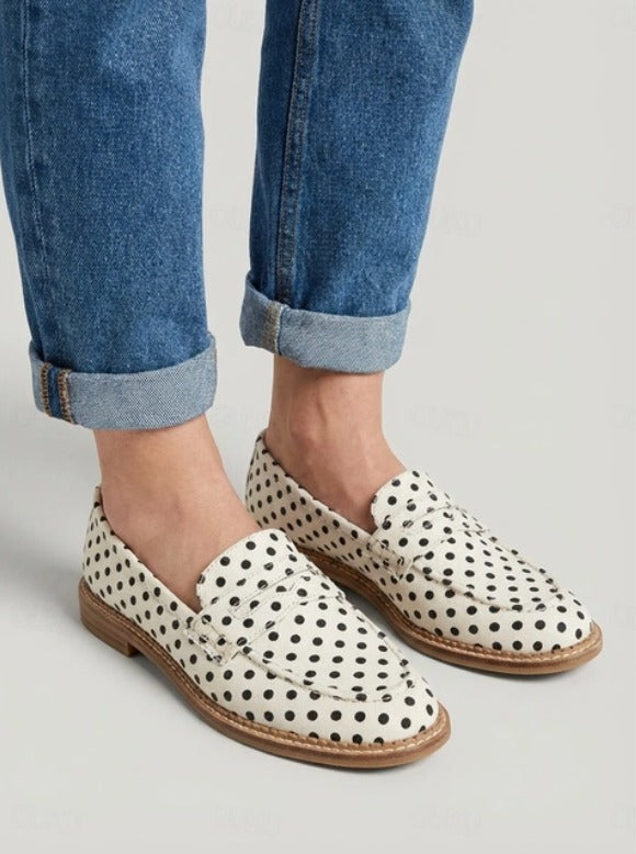 Janet | Two-Tone Loafers