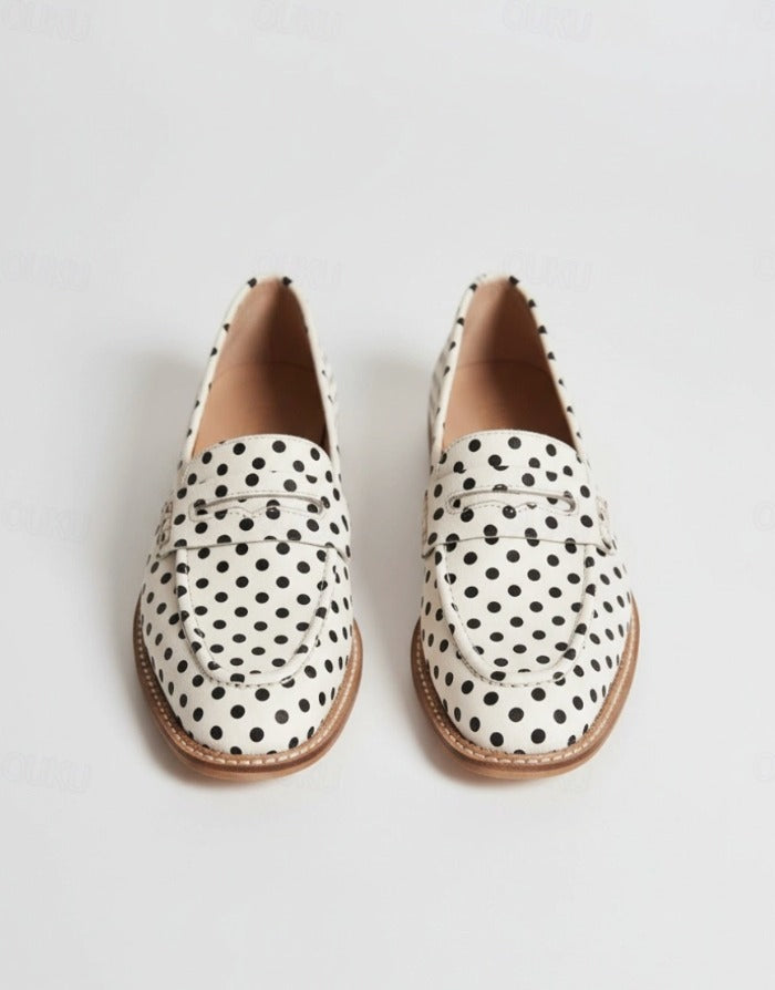 Janet | Two-Tone Loafers