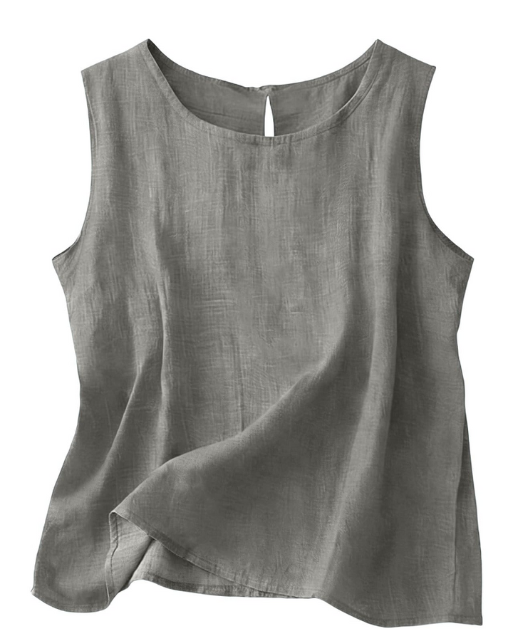 June | Cotton Linen Sleeveless Summer Top