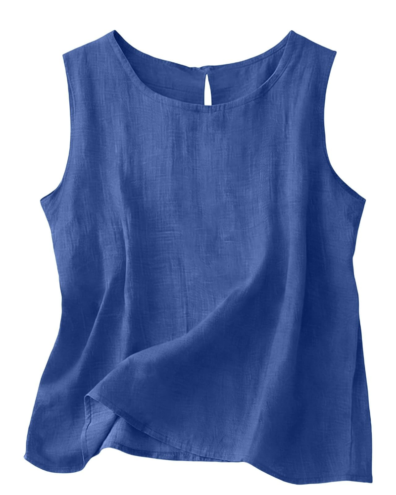 June | Cotton Linen Sleeveless Summer Top