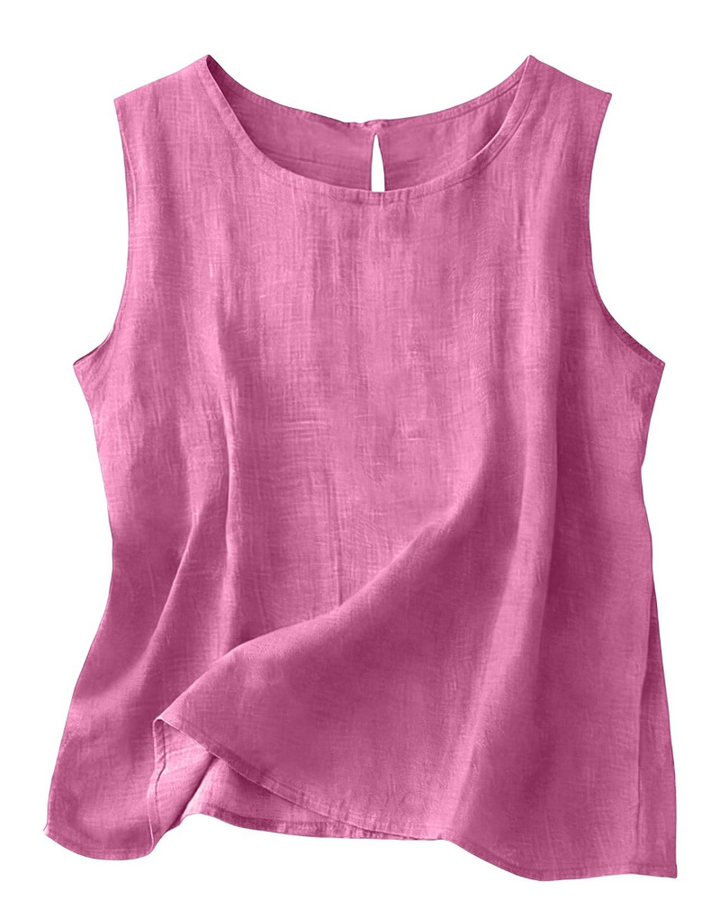 June | Cotton Linen Sleeveless Summer Top