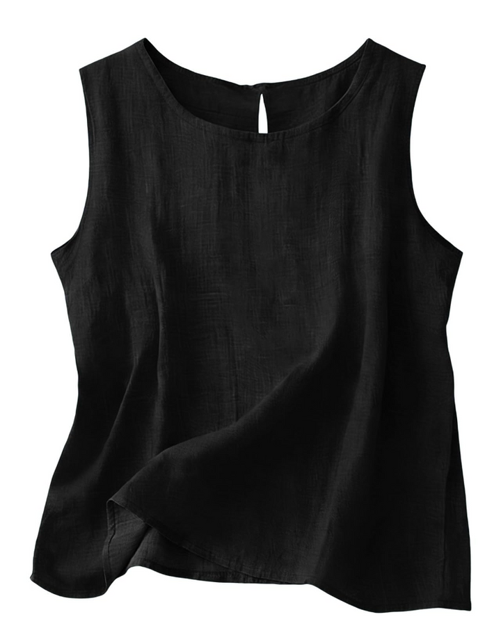 June | Cotton Linen Sleeveless Summer Top