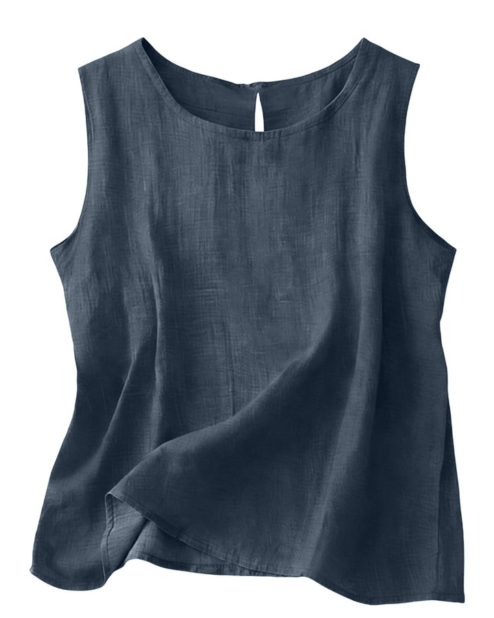 June | Cotton Linen Sleeveless Summer Top
