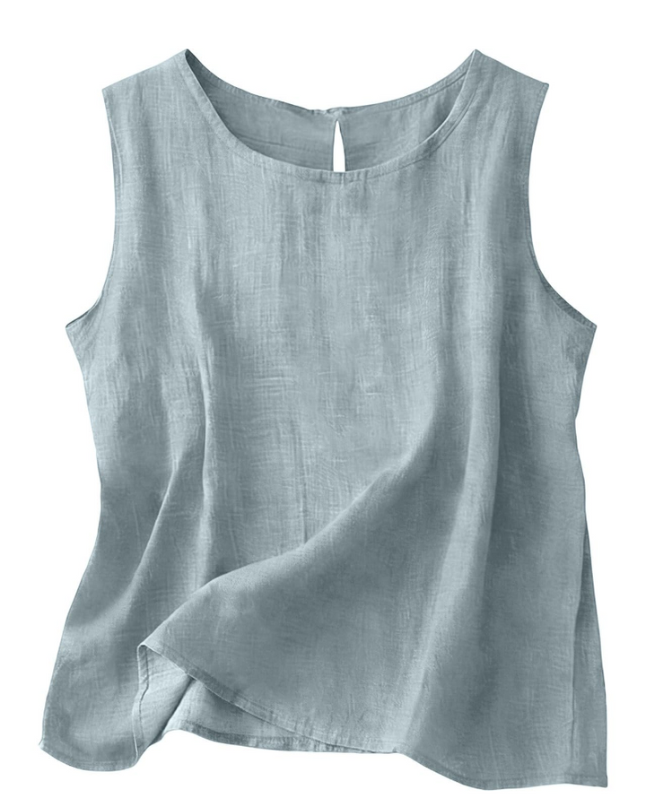 June | Cotton Linen Sleeveless Summer Top