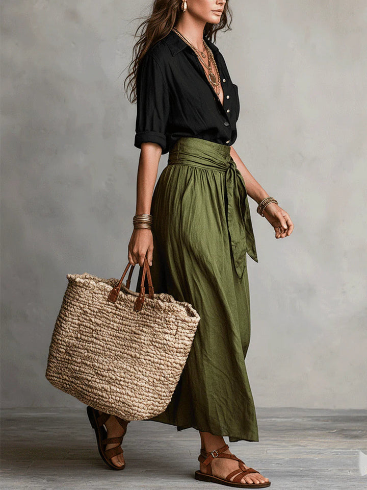 Beverley | Top & Midi Skirt Set