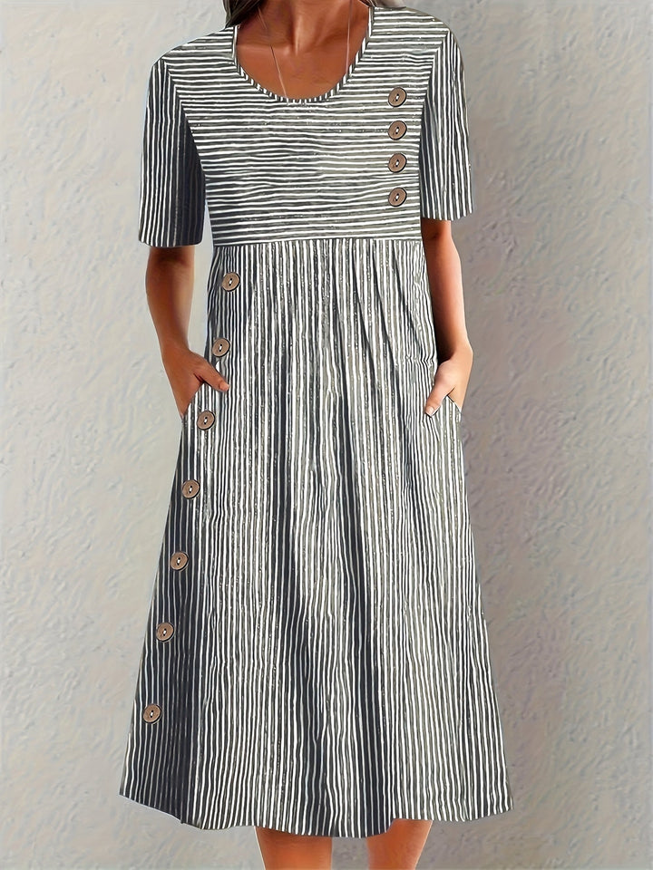 Charlotte | Timeless Striped Summer Dress