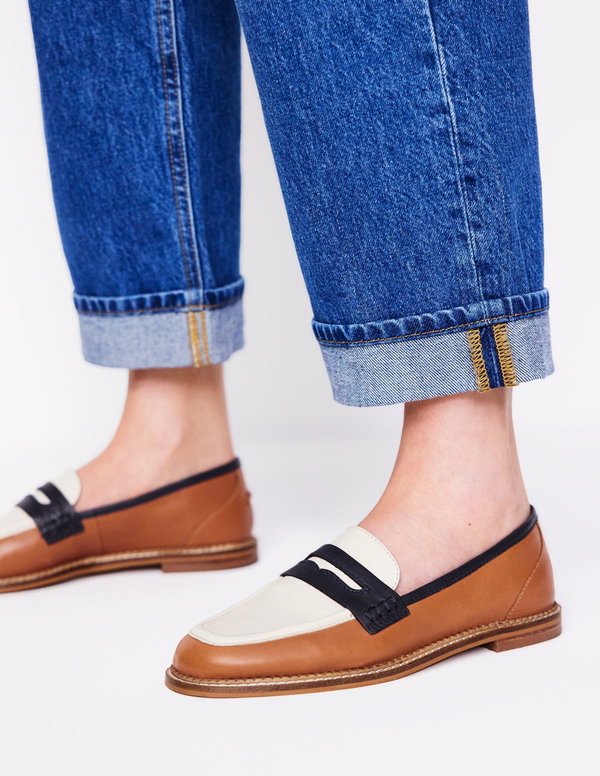 Janet | Two-Tone Loafers