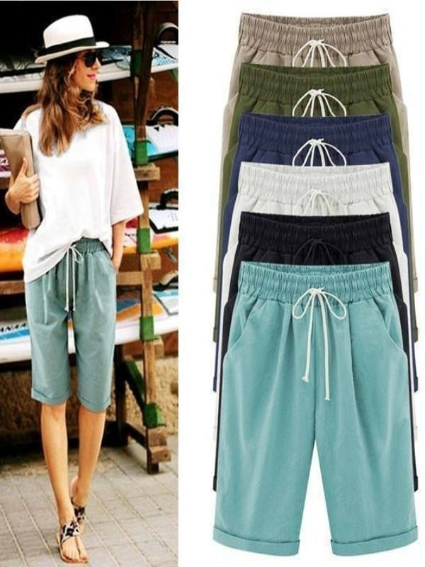 Carol | Relaxed Fit Cotton Shorts